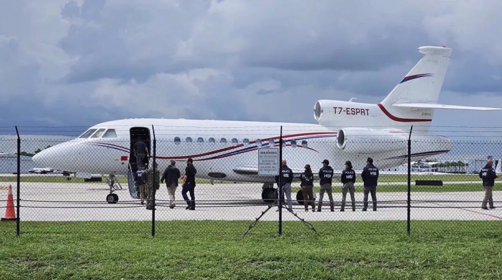 venezuelan plane seized