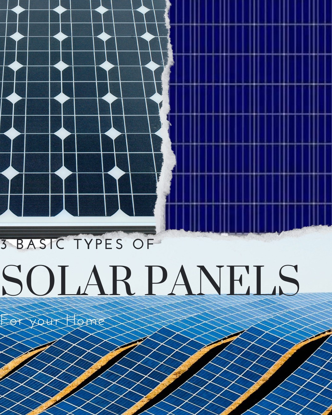 types of solar panels