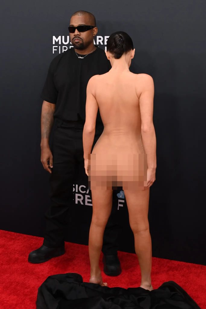 Bianca Censori Outfit at Grammy